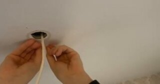 Установка люстры в Устях-Джегуте в октябре